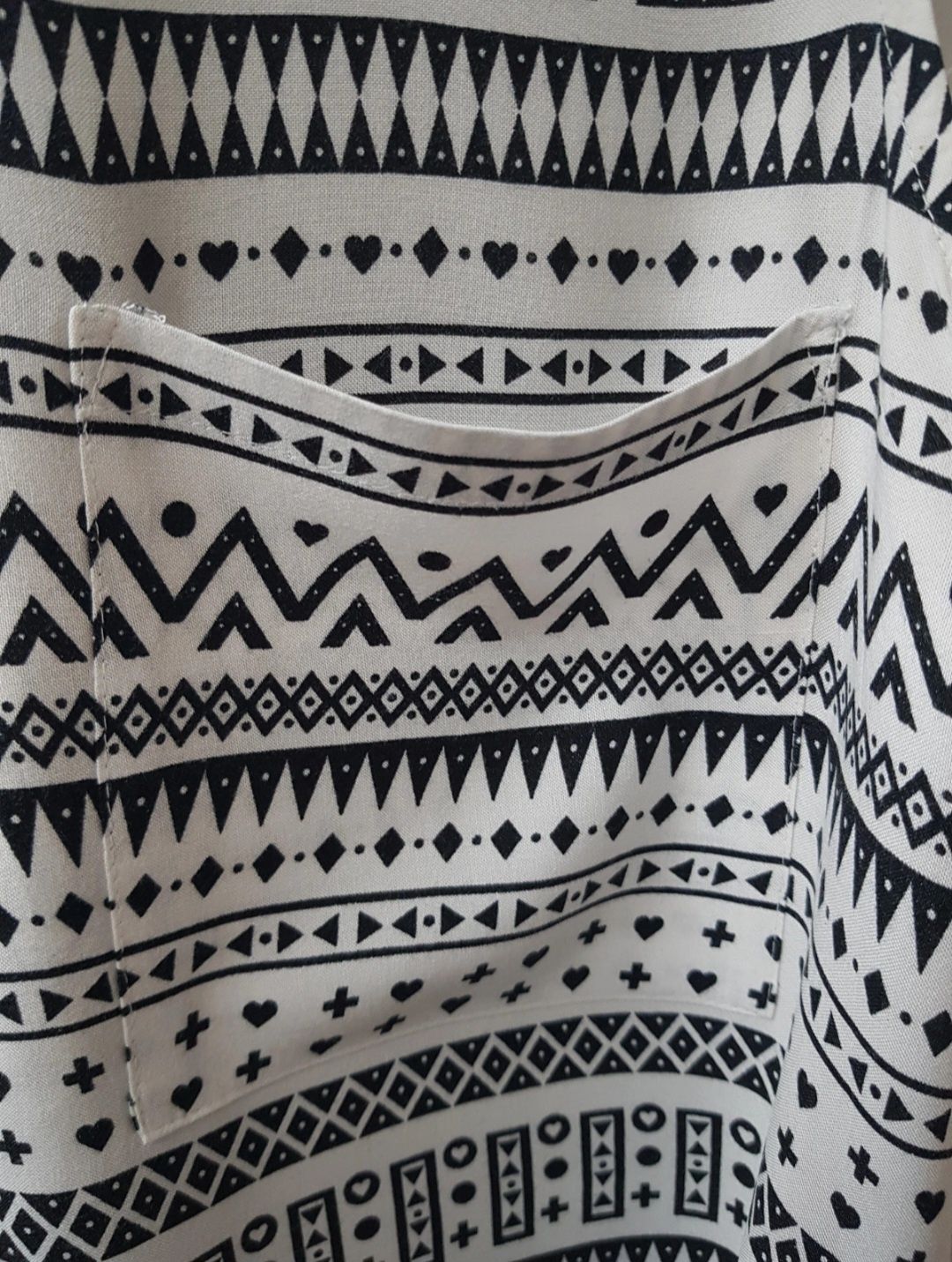 Koszula we wzorki H&M oversize