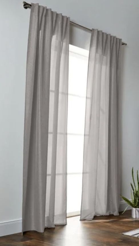 Zasłony okienne 135 x 254 cm NOWE - 2 sztuki