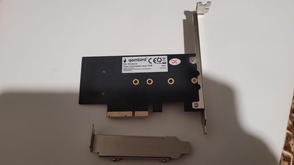 Контролер перехідник PCIe x3 to M.2 Nvme Gembird