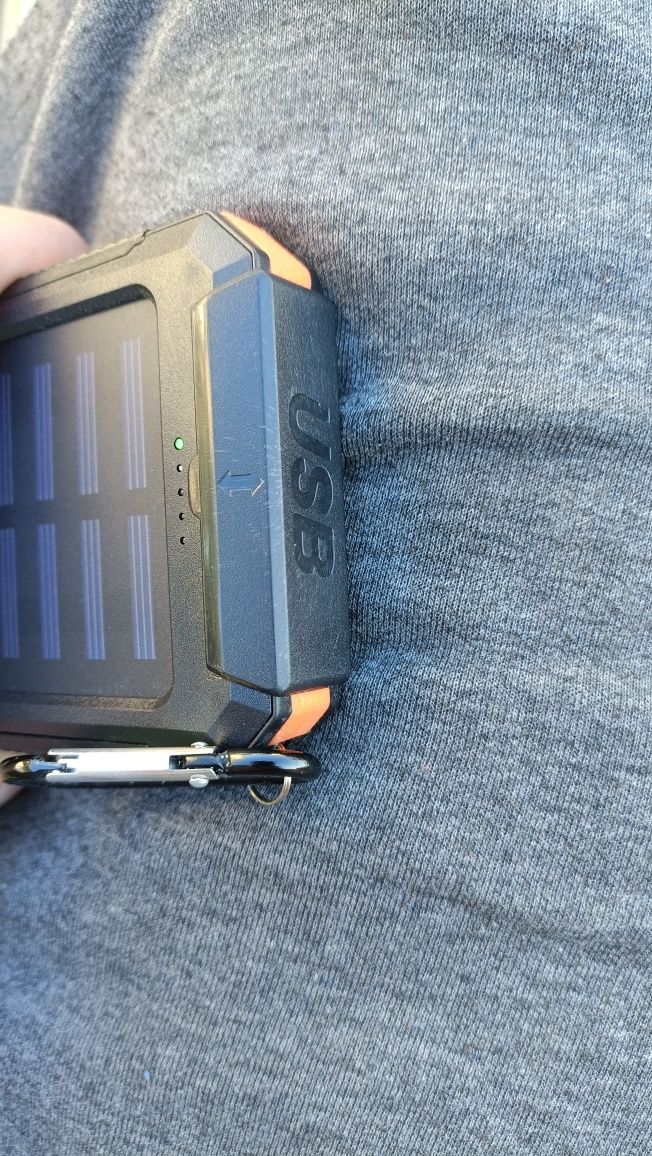 Power bank solarny, ładowarka słoneczna, charger, 2xUSB, 200000 Mah