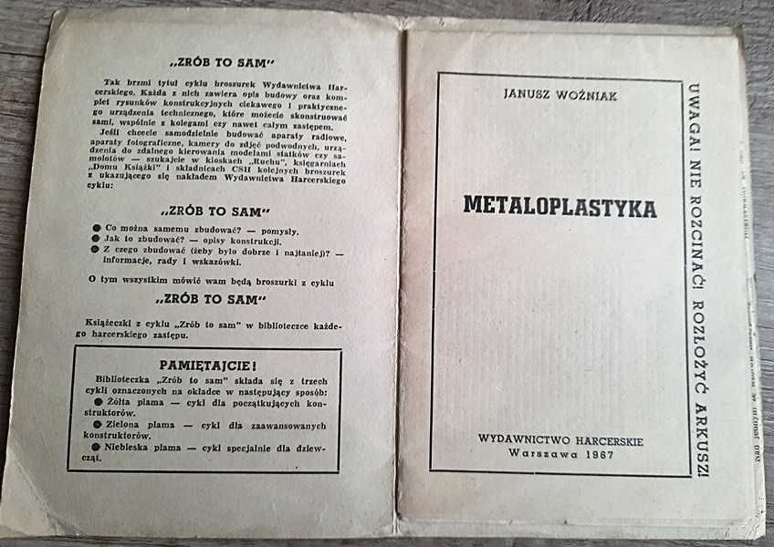 Metaloplastyka - Zrób to sam - J. Woźniak