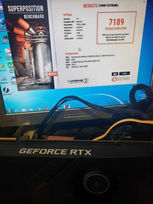 Игровая Видеокарта LeadTek RTX 2080 Super 8GB GDDR6