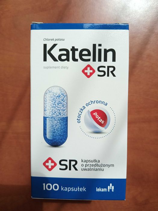 Katelin SR 100 kapsułek potas o przedłużonym uwalnianiu