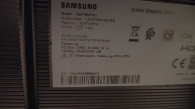 Sprzedam uszkodzony monitor Samsung
