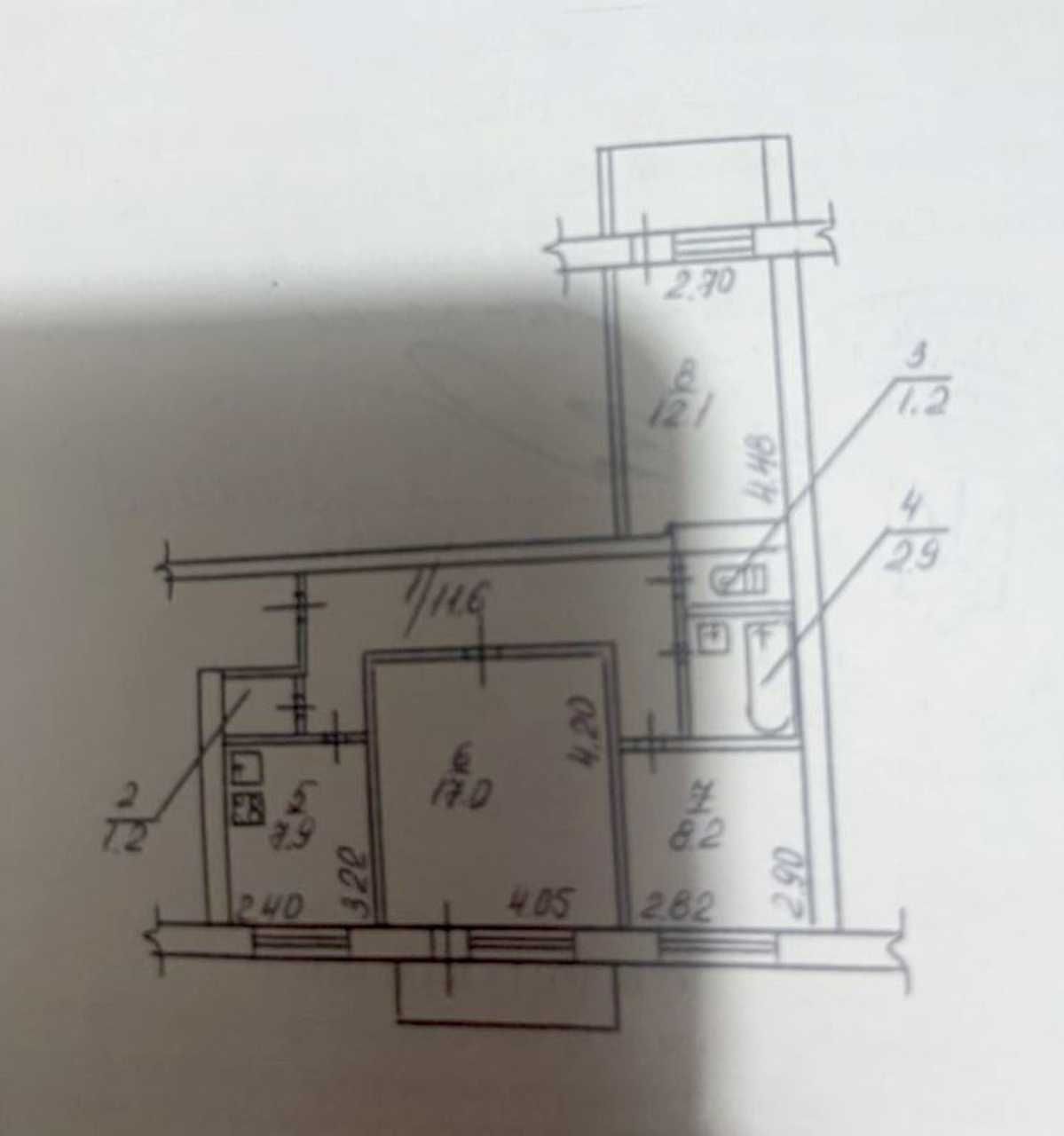 Продам 3-комнатную квартиру (чешку) на ж/м Левобережный-3