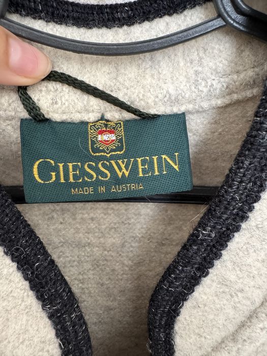 Вінтажний шерстяний жакет Giesswein
