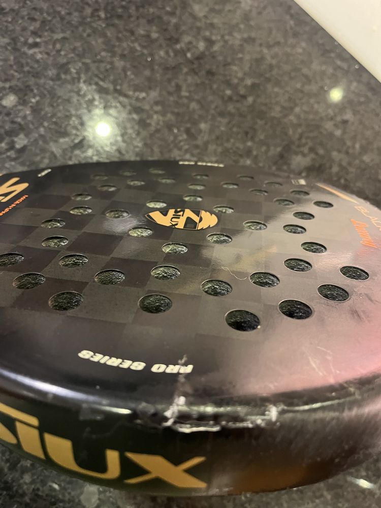 Raquete Padel - Siux Black Carbon Luxury