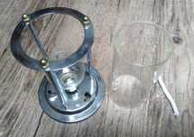Szklana świeca olejowa Lampa