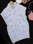CC8 letnia Sukienka dresowa NIKE marmurkowa oversize błękit M 38 L 40