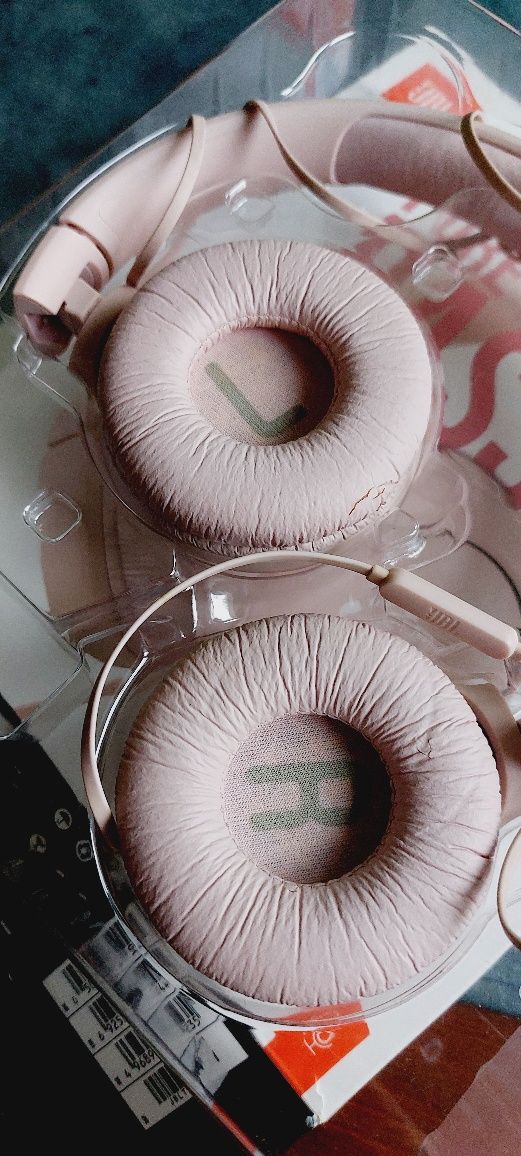 JBL Tune 500 pudrowy róż