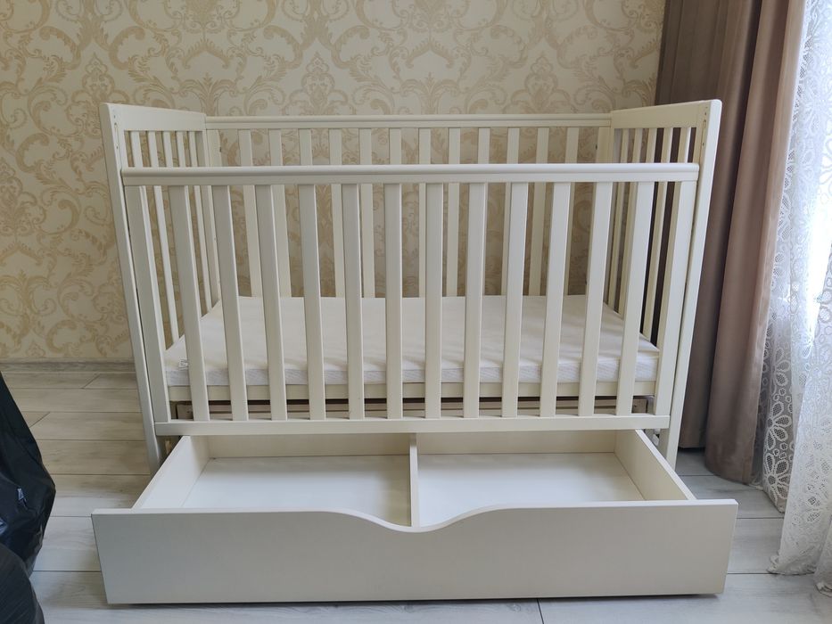 Ліжечко дитяче Верес  з шухлядою + подарунок