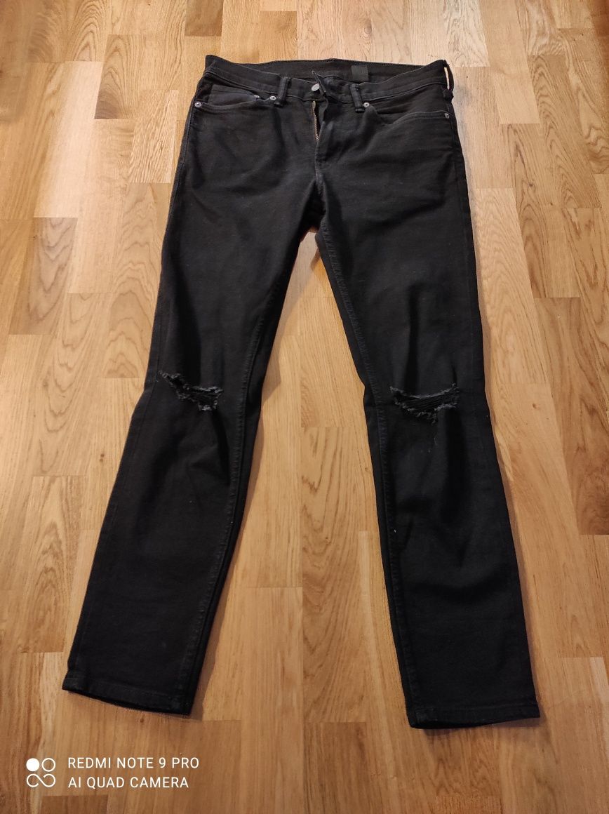 skinny cropped jeans men's rozmiar 32