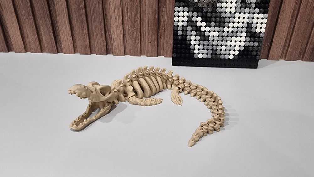 Іграшка 3D Скелет Мозазавра - Mosasauridae