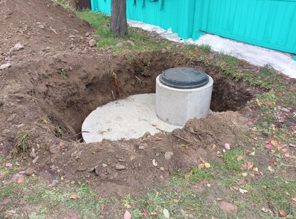 Септик із бетонних кілець, вигрібна яма, каналізація під ключ (ПКС235)