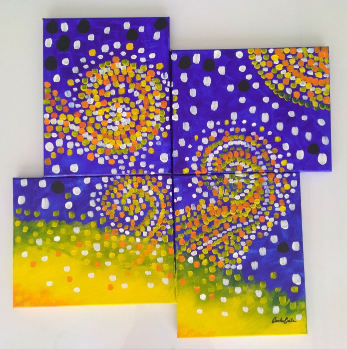 "Silencio da noite" pintura original de Carlos Costa