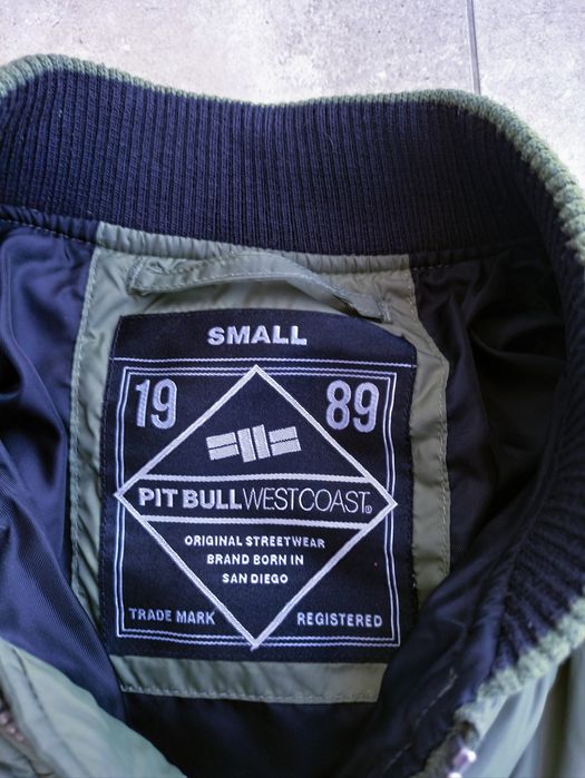 Pitbull oryginalna kurtka bomberka khaki rozmiar S, M