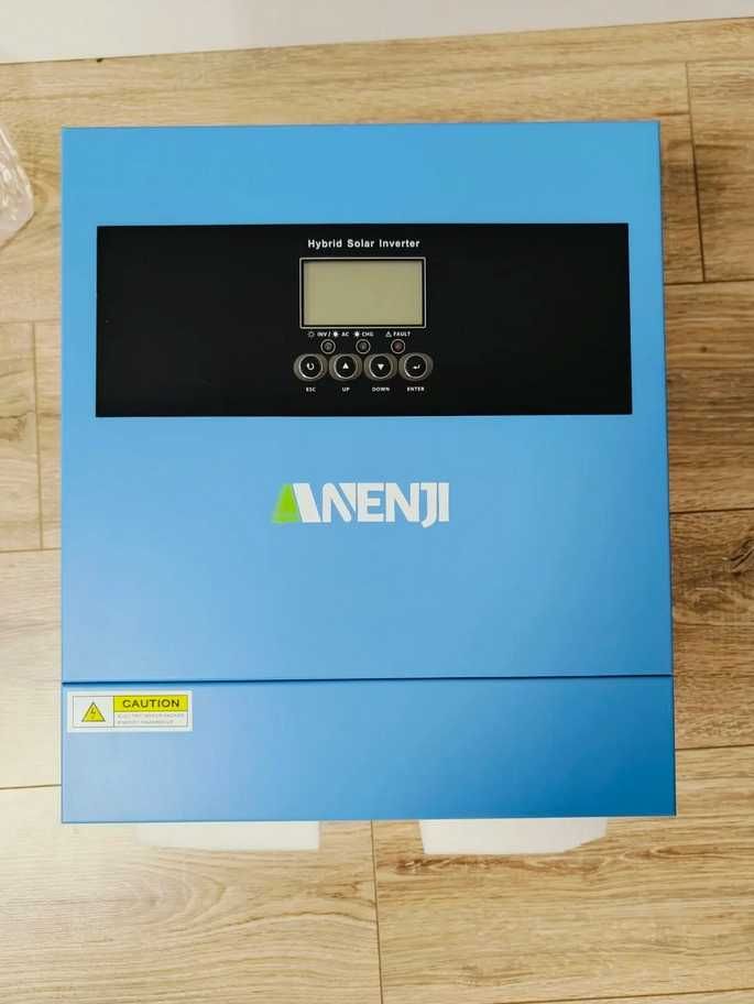 Гібрідний інвертор Anenji 4кВт Wi-Fi 24V. Новий запакований