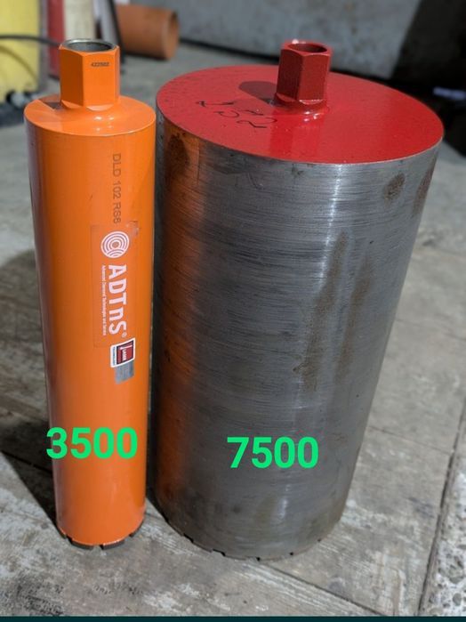 Алмазні коронки б/у