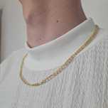 Łańcuszek minimalistyczny elegancki, stylowy złoty naszyjnik