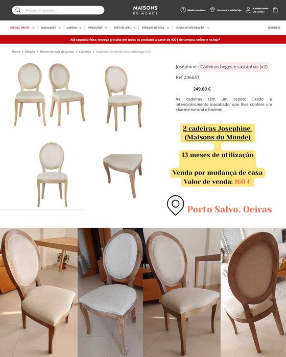 Conjunto de Jantar Completo – Mesa extensível + 2 Cadeiras + Banco