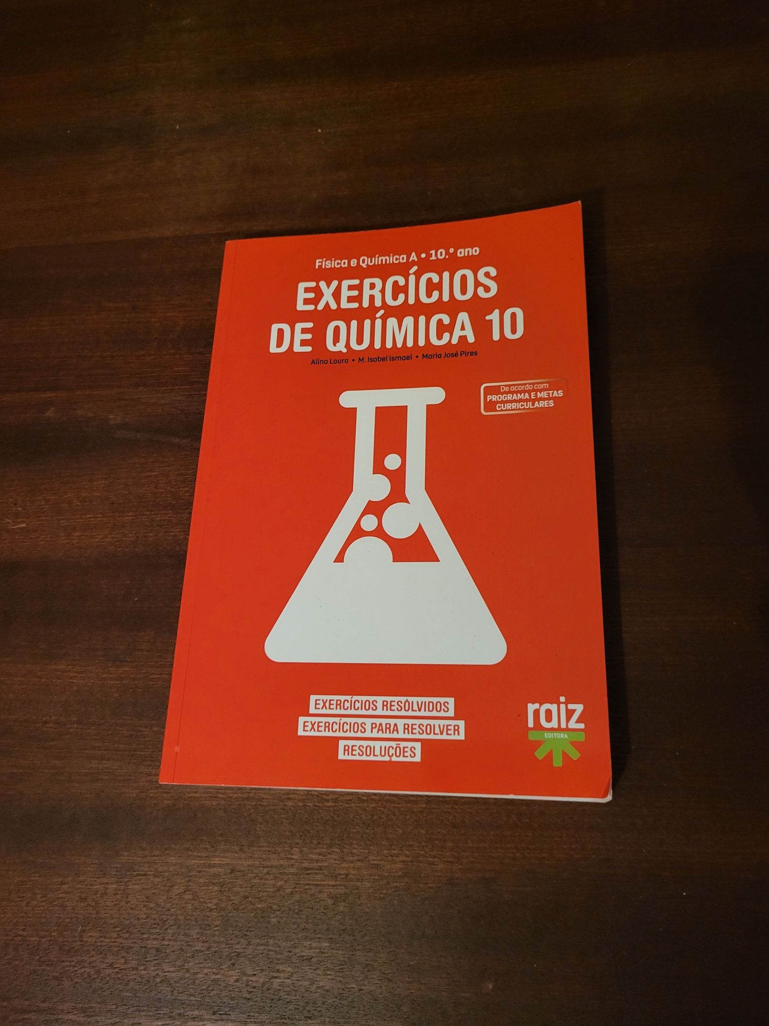 Livro de exercícios de química 10 ano