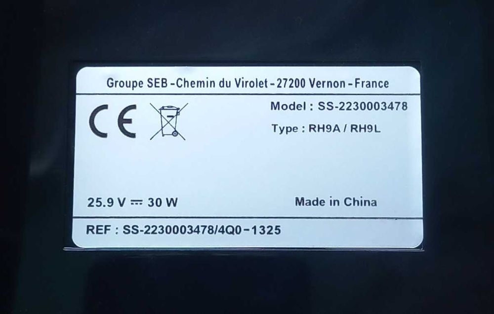 Миюча щітка до акумуляторних пилососів Rowenta, Tefal