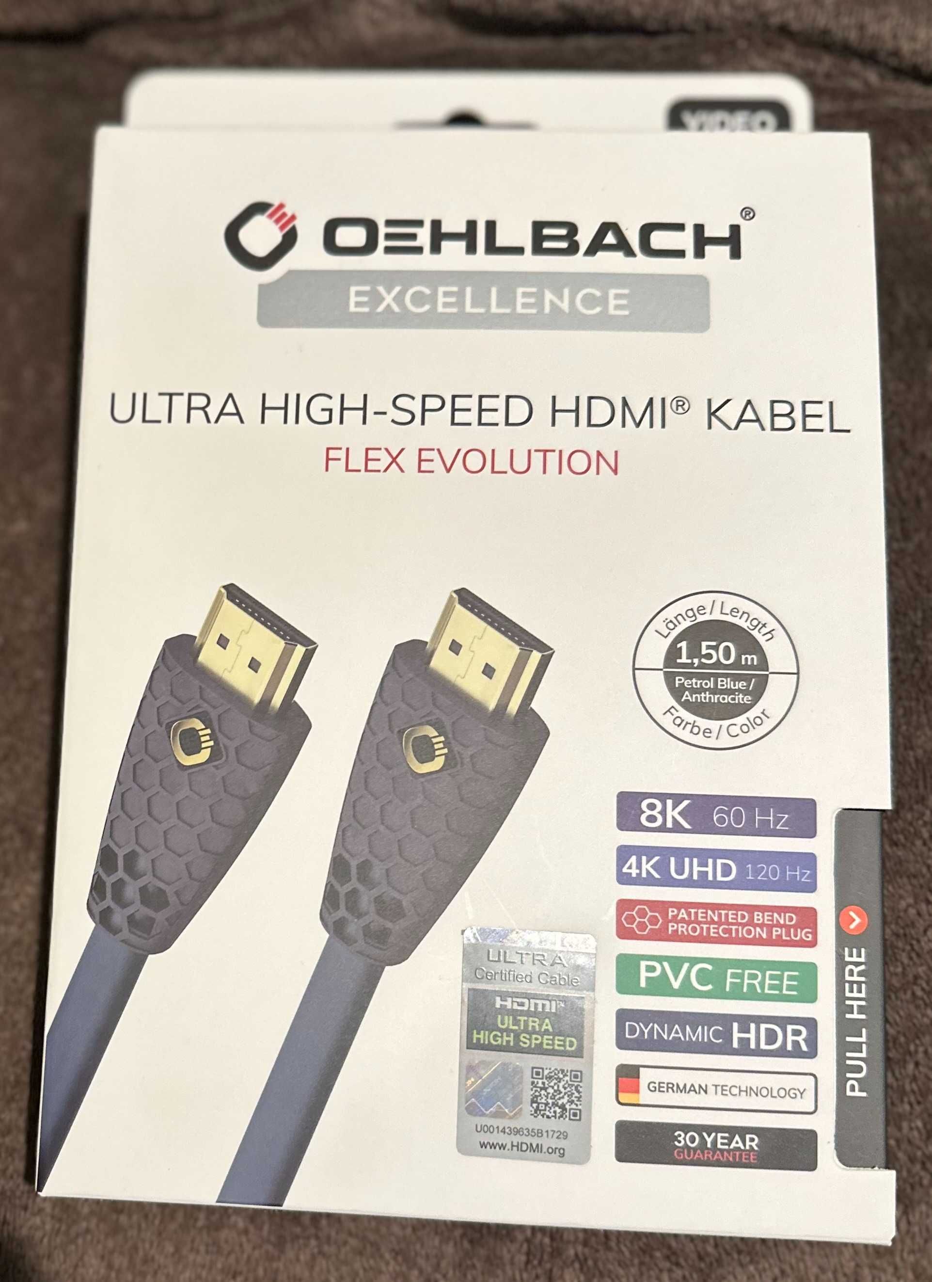 Kabel HDMI Oehlbach Flex Evolution D1C92601, 1.50 m