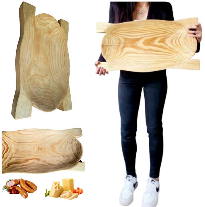 Koryta do restauracji I cateringu goralskie weselne tace z drewna 80cm