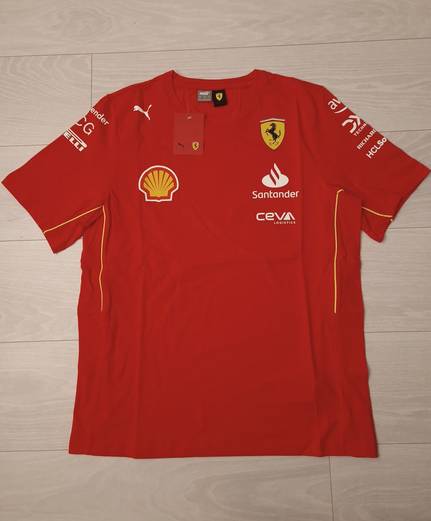 koszulka Scuderia Ferrari 2024, F1, Formula 1, Puma, Leclerc, Hamilton