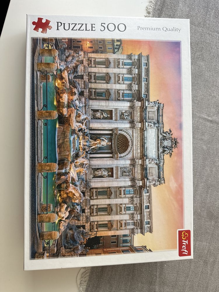 Puzzle Trefl Fontanna di Trevi Rzym 500 sztuk