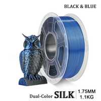 Filament Dual Color Silk PLA+ Sunlu/Jayo/Eryone 1.1kg 7 kolorów Łódź