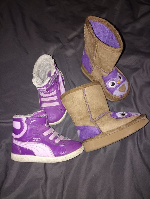 Buciki zimowe dla dziewczynki r.22-23