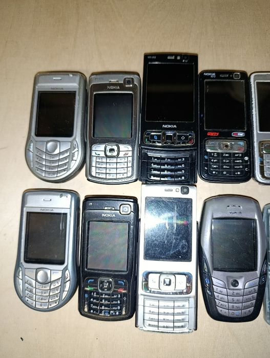 Nokia n95, n73, n70, 6630, 6600, 6260, 3650, 6820, 3310 stare telefony