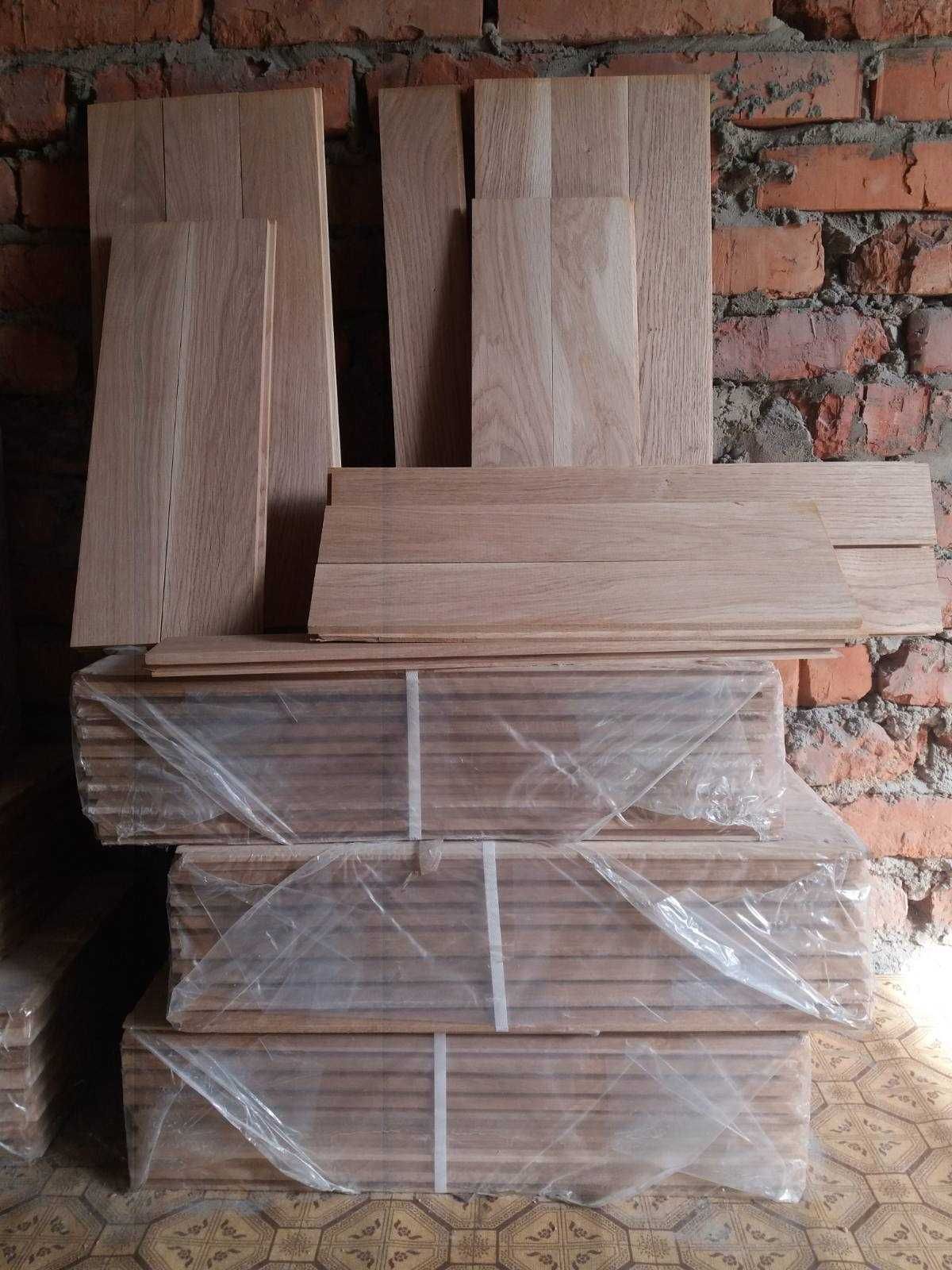Паркет дубовий 500х70, 50м2; 400х70, 25м2