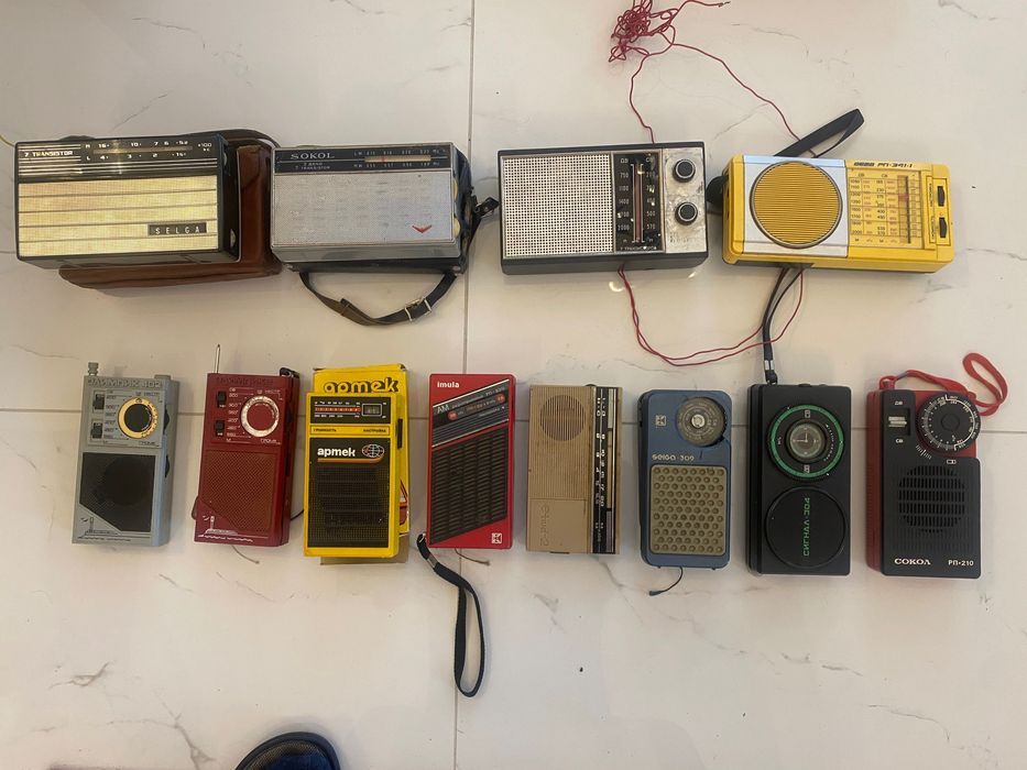 Радіоприймачі на ремонт і запчастини;Этюд,Олимпик,Артек,Имула,Селга.