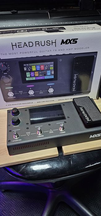Headrush mx5 pedaleira guitarra