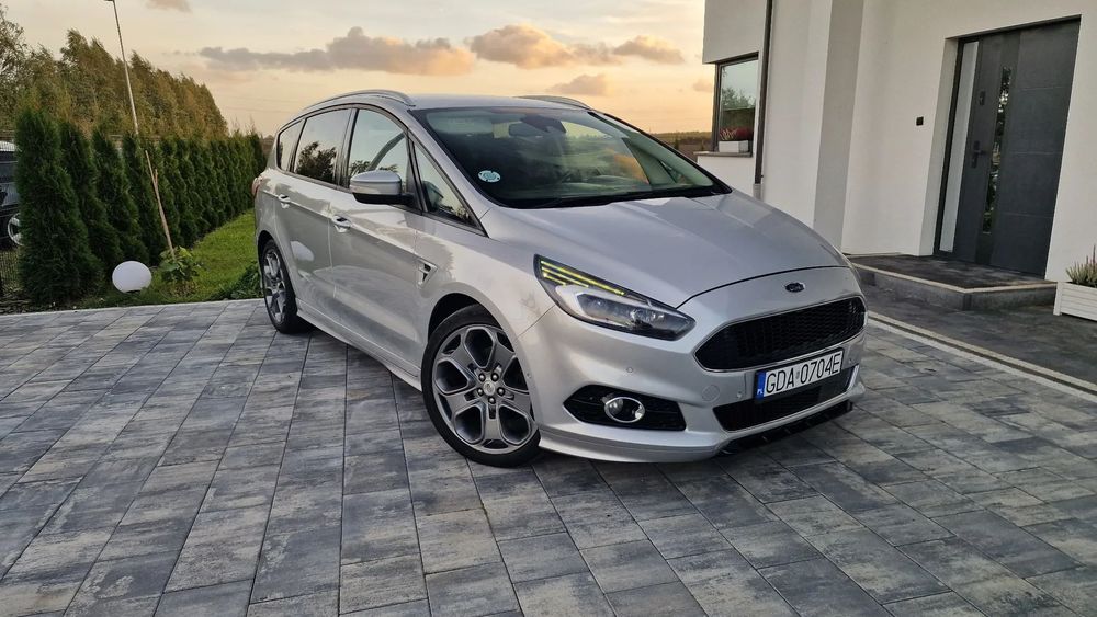 Ford S-Max ST-Line 2.0 TDCi Automat • 7-osobowy • Led • 20” Alufelgi • Super