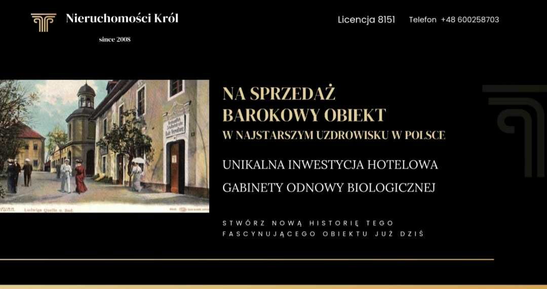 Zabytkowy "Czerwony Dom" w Uzdrowisku Cieplice