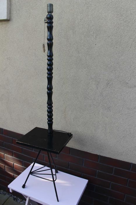 stara lampa podłogowa prl