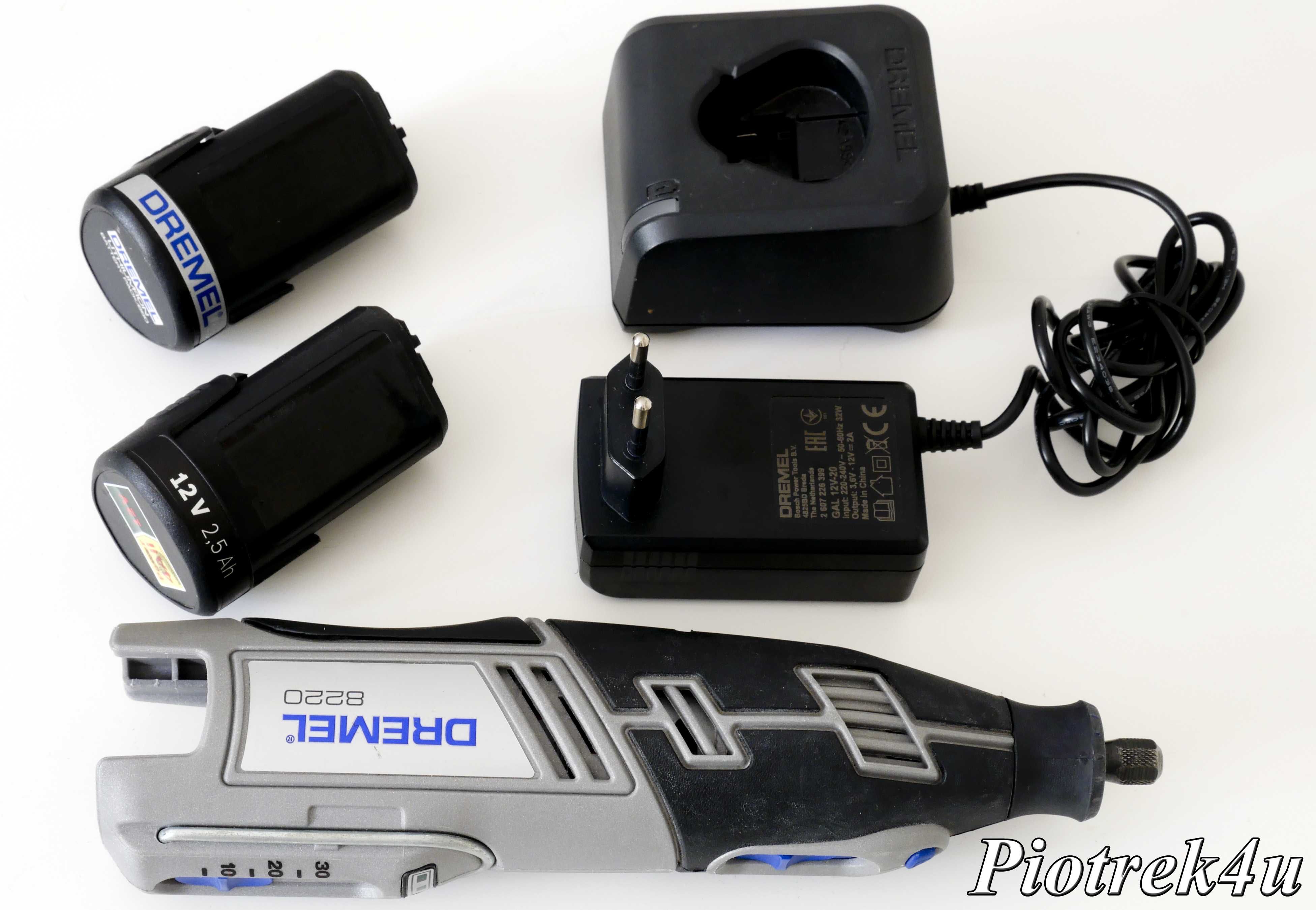 Dremel 8220 12V + 2 baterie i ładowarka GAL 12V-20