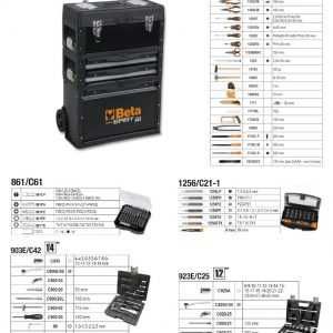 Trolley 221 ferramentas para manutenção Industrial BETA 4300E/21