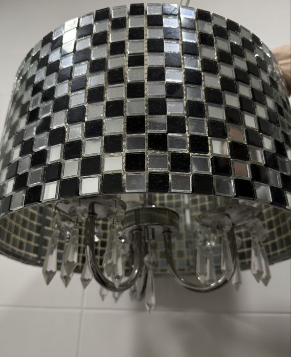 Розкішна люстра  мозаїка,скло