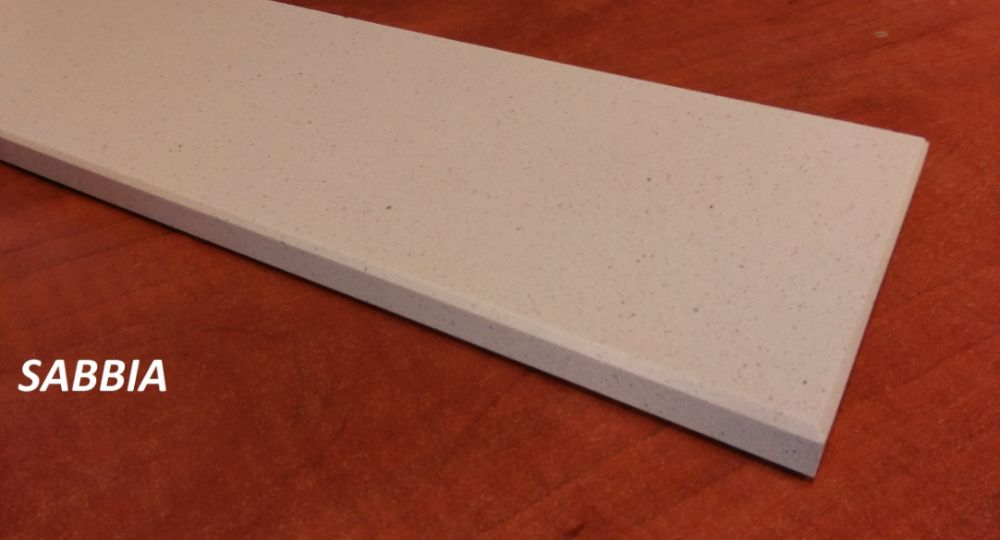 parapet z BIAŁEGO konglomeratu PROMOCJA BIANCO CARRARA 3 cm