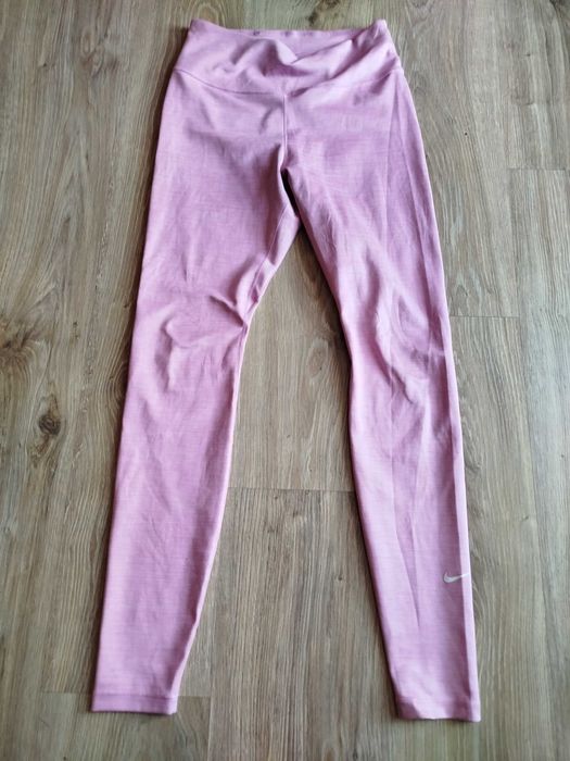 Leginsy damskie Nike dri fit różowe