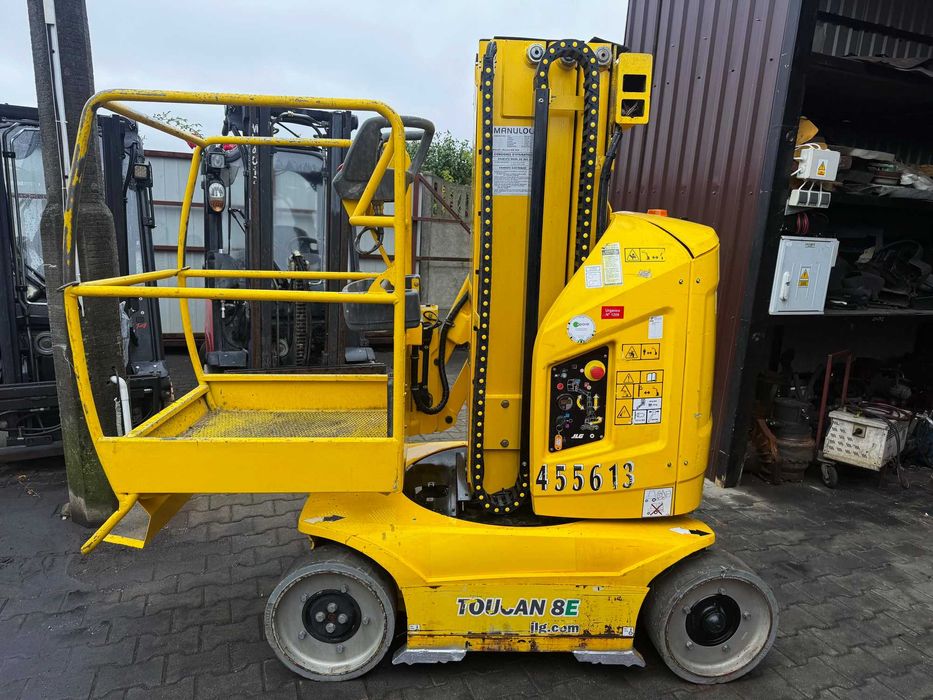 zwyżka podnośnik słupowy obrotowy elektryczny JLG TOUCAN 8E 8m 2011rok