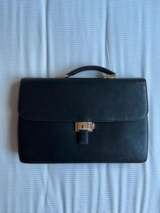 Teczka torba biznesowa aktówka montblanc czarna