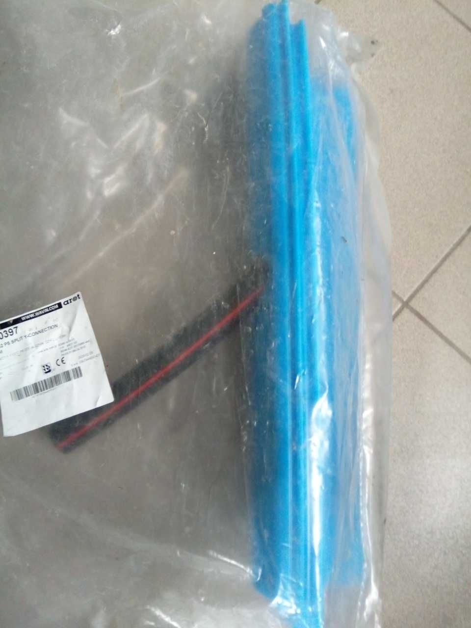 Odgałęźnik trójnik dzielony 110/32 split y-connection rura dwudzielna