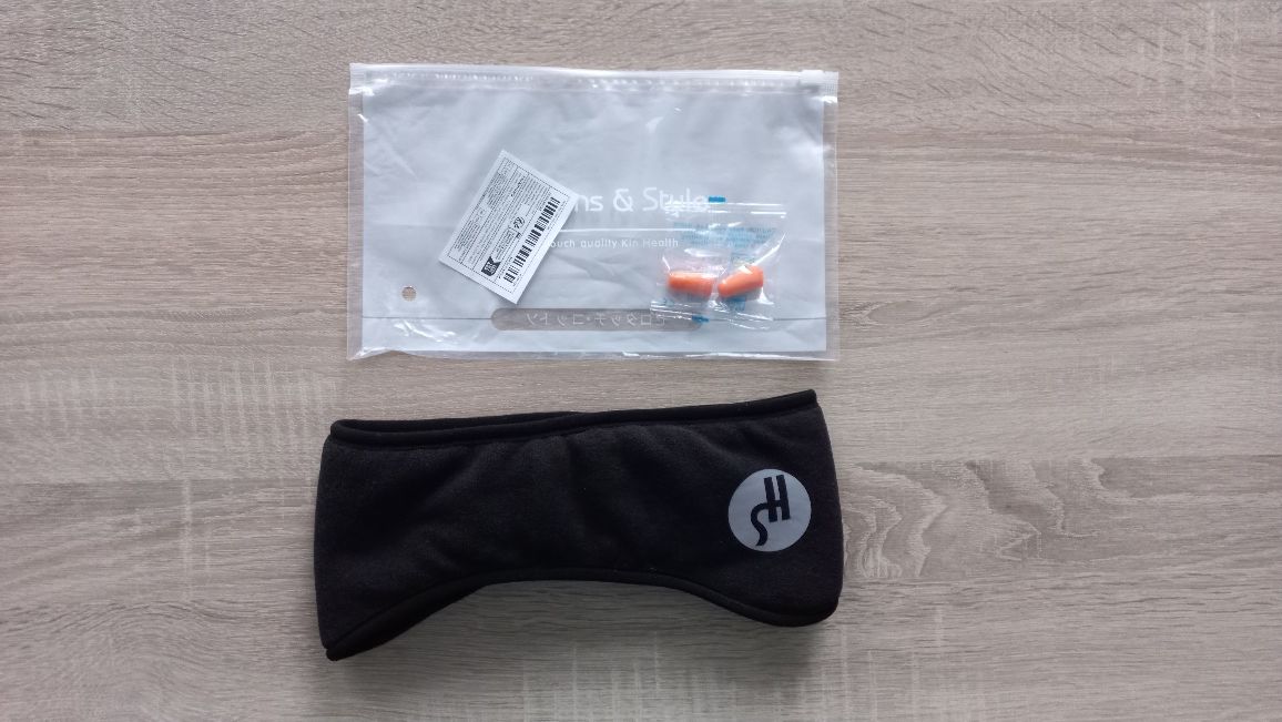 nowa- opaska wyciszająca, sportowa + zatyczki do uszu/ unisex
