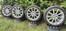 Felgi Audi A4 A5 A6 8Jx18 ET47 5x112 Opony lato 245/40R18 8K0