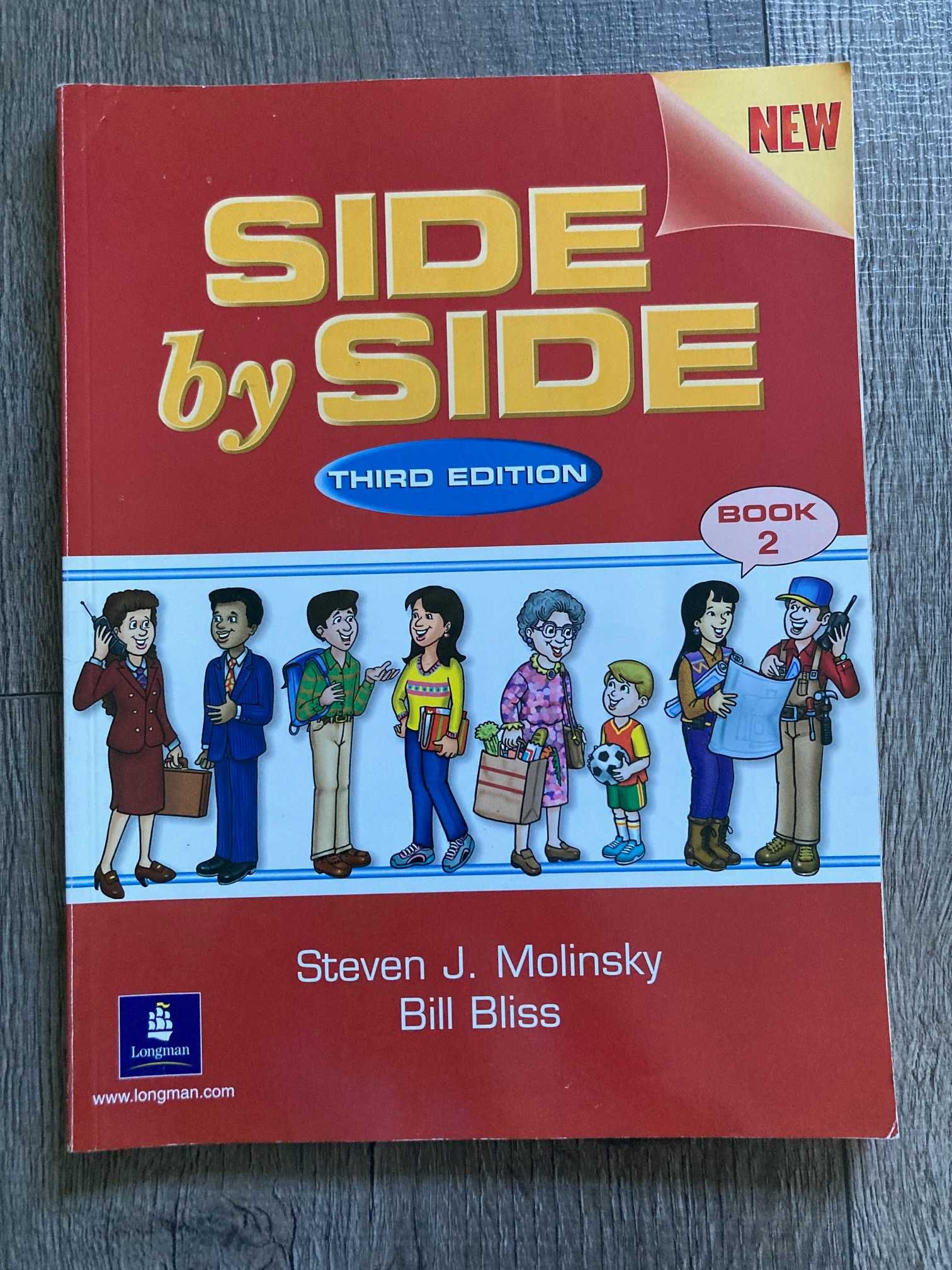 Komplet książek Side by Side angielski english Longman